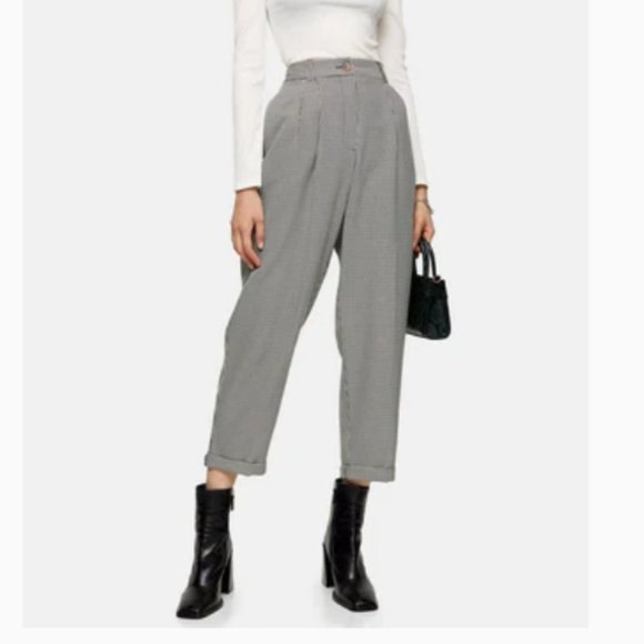 Topshop | Pleated high-waisted pants | Size 2 - Picture 6 of 7